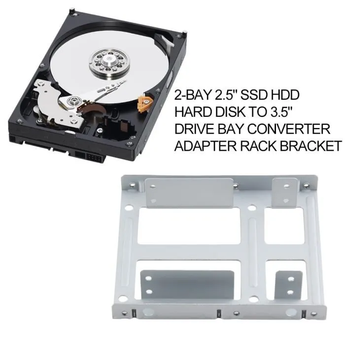 WE - Adaptateur/Berceau pour Disque-dur SSD/HDD 2,5 vers 3,5
