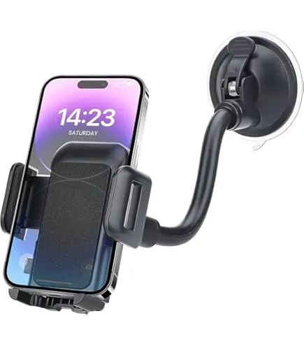 WE - SUPPORT VOITURE FIXATION PARE-BRISE VENTOUSE pour SMARTPHONE