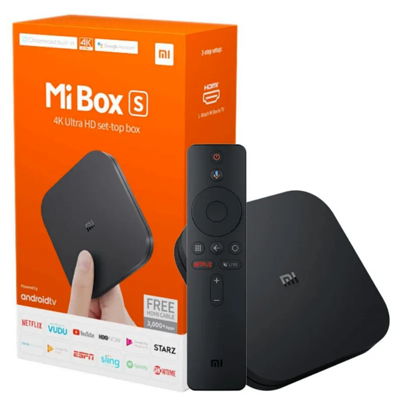 XIAOMI Mi TV Box S 4K UHD Quad 2/8Go Dolby/DTS HDMI+USB MDZ28AA