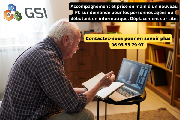 accompagnement et prise en main d'un nouveau pc sur demande pour les personnes agés ou débutant en informatique (1)